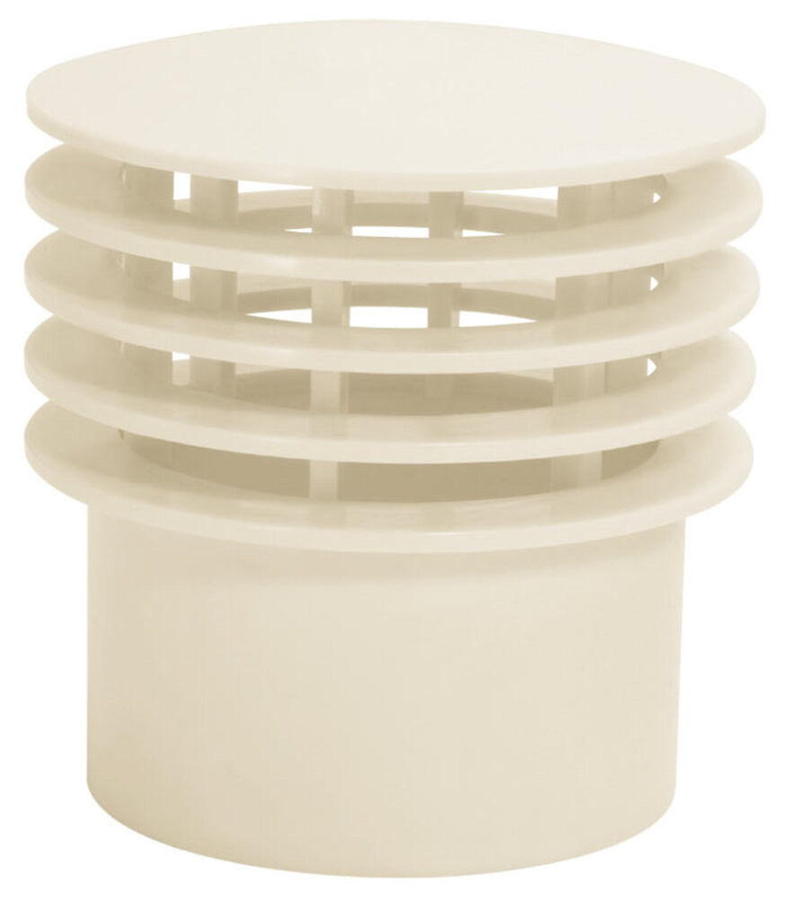 Terminal Ventilação 100mm Pvc Branco Amanco