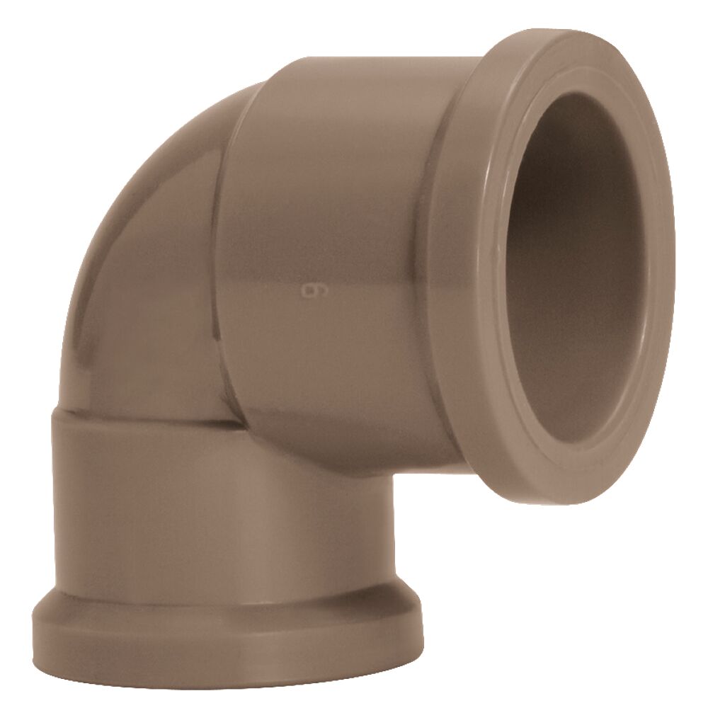 Joelho 90° Red 25x20mm Pvc Sold Marrom Amanco