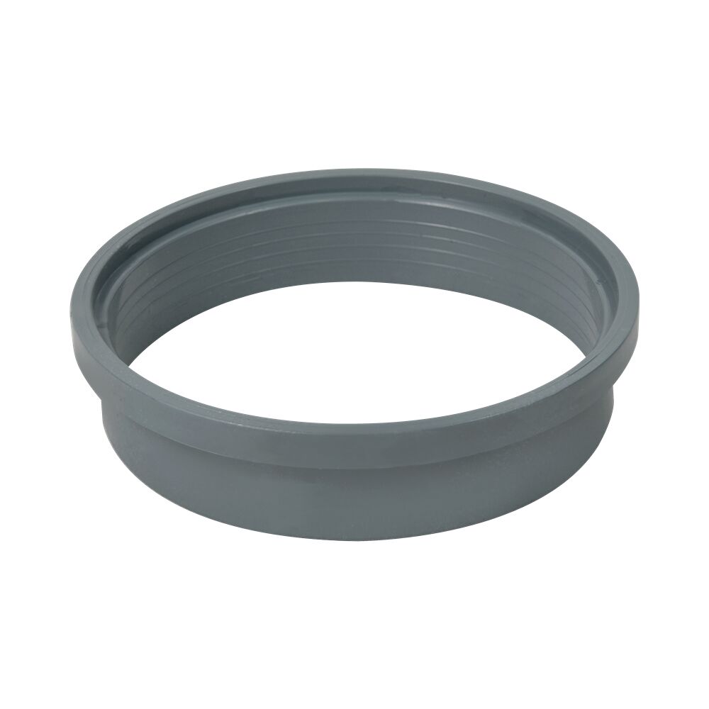 Porta Grelha Pvc 100mm Cinza Redondo Amanco