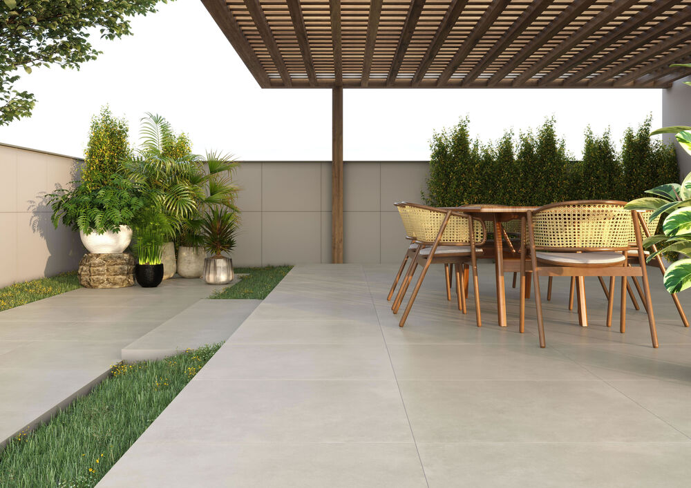 Porcelanato Cimento Retificado Externo 84x84 Eliane