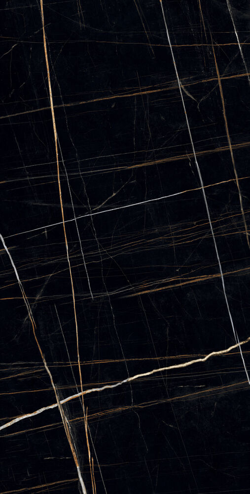 Porcelanato Laurent Preto Retificado Polido 60x120 Málaga