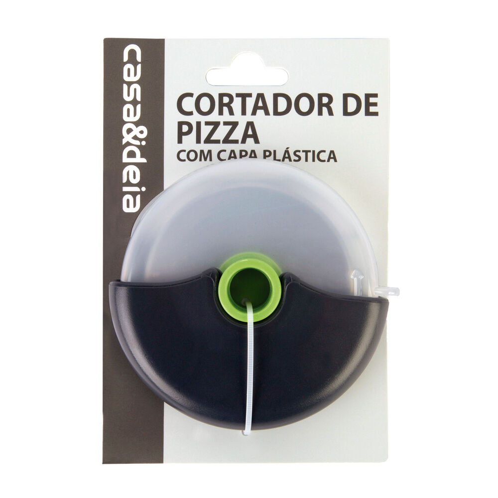 Cortador Pizza Cinza 10,5cm Casa&ideia