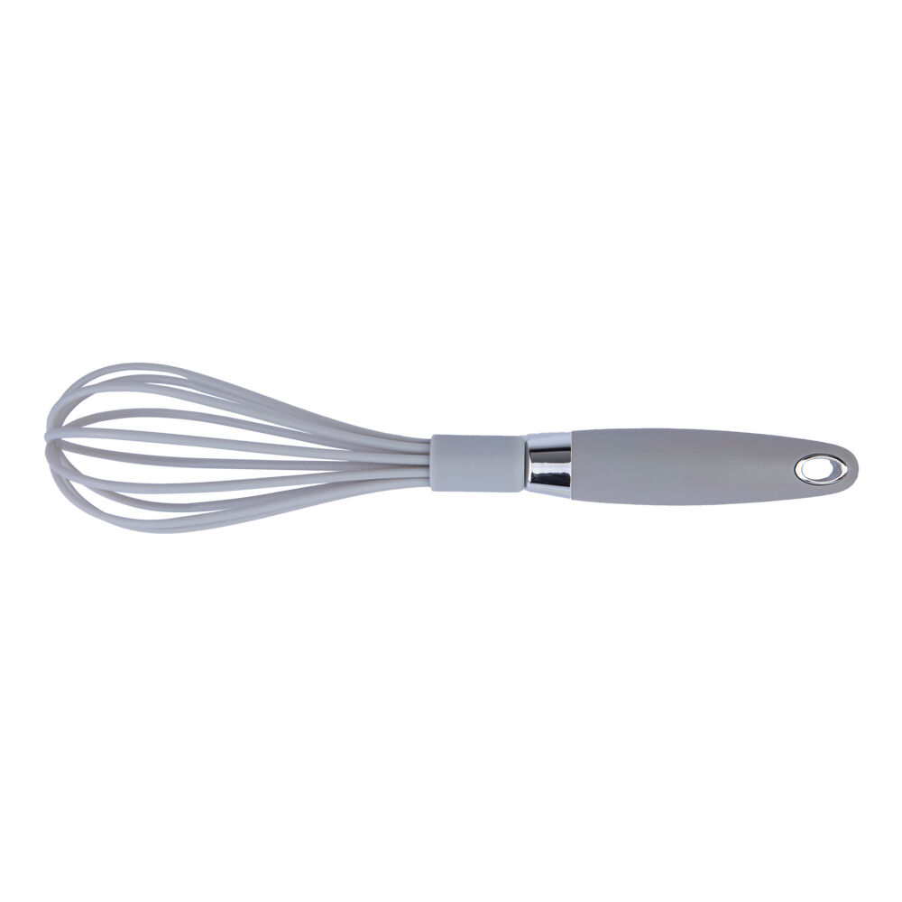 Batedor Manual 30cm Fouet Cinza Casa&ideia