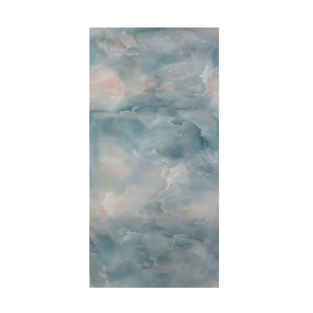 Porcelanato Onyx Azul Branco Retificado Polido 80x160 Sky Málaga