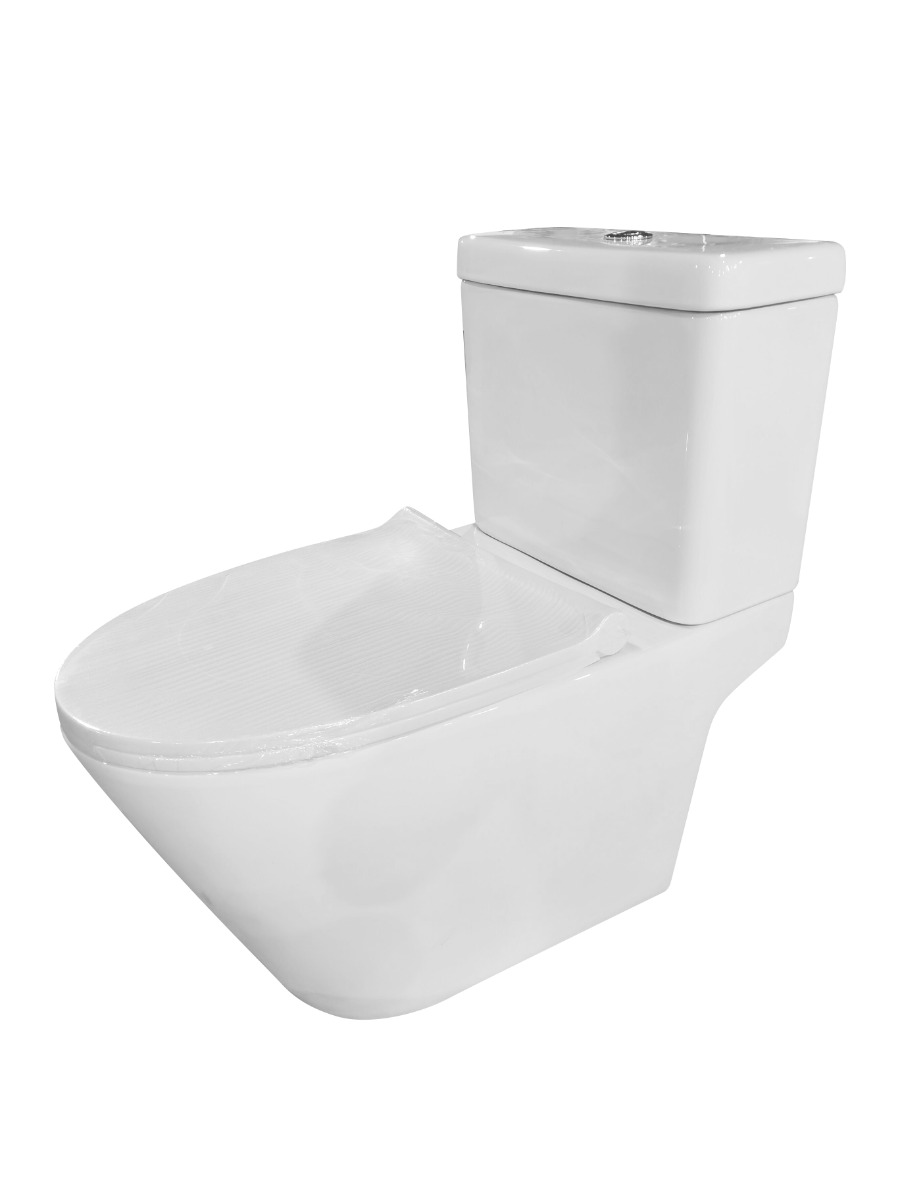 Kit Vaso Sanitário com Caixa Acoplada Acionamento Duplo 3/6L Pequim Branco Addra