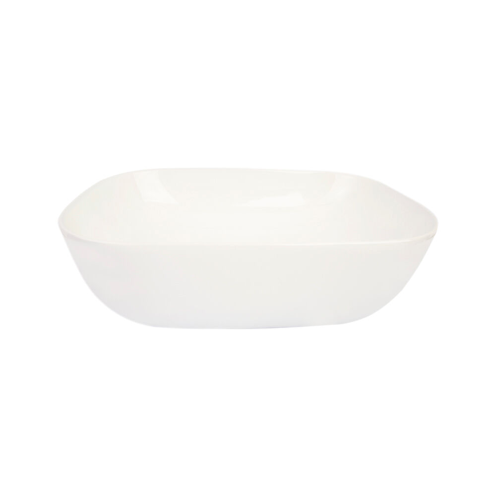 Cuba para Banheiro de Apoio Louça Retangular Branca 46x32x14cm Roma Addra