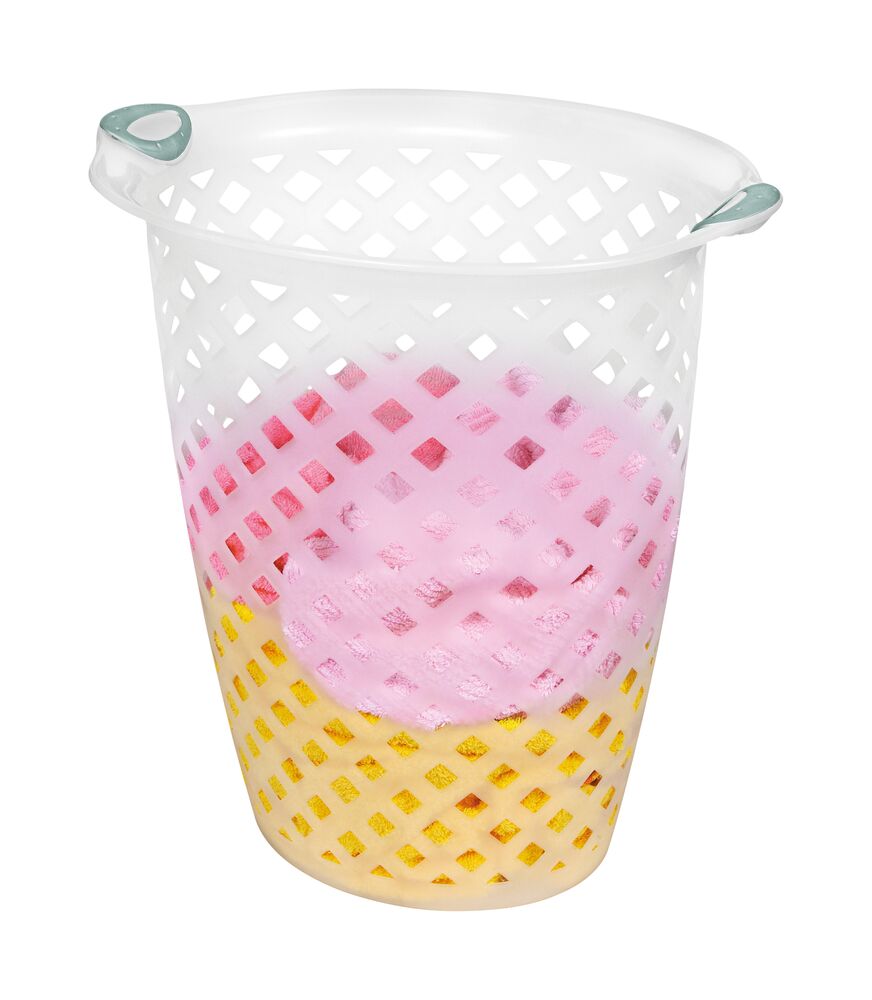 Cesto para Roupa 30l Oba Branco Sanremo