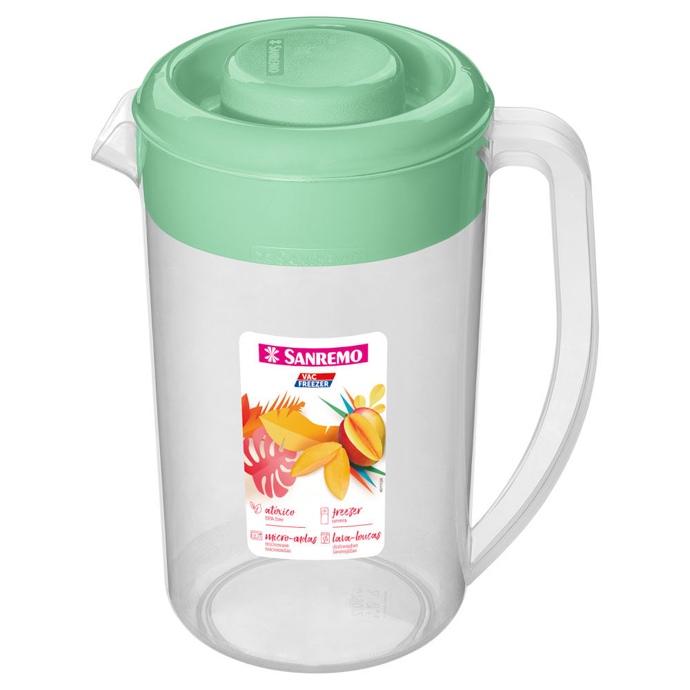 Jarra 2l Freezer Cristal Plástico Sanremo
