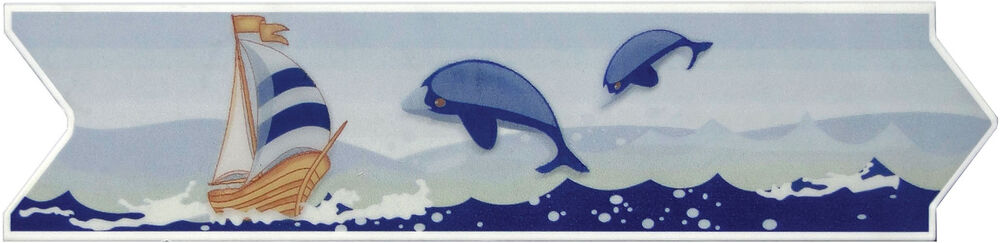 Faixa Decorativo 8,5x33 Glv8504 Azul Gabriella