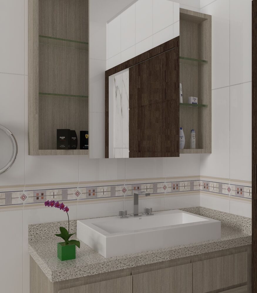 Faixa Decorativa 8,5x33 Gld2189 Bege Marrom Gabriella
