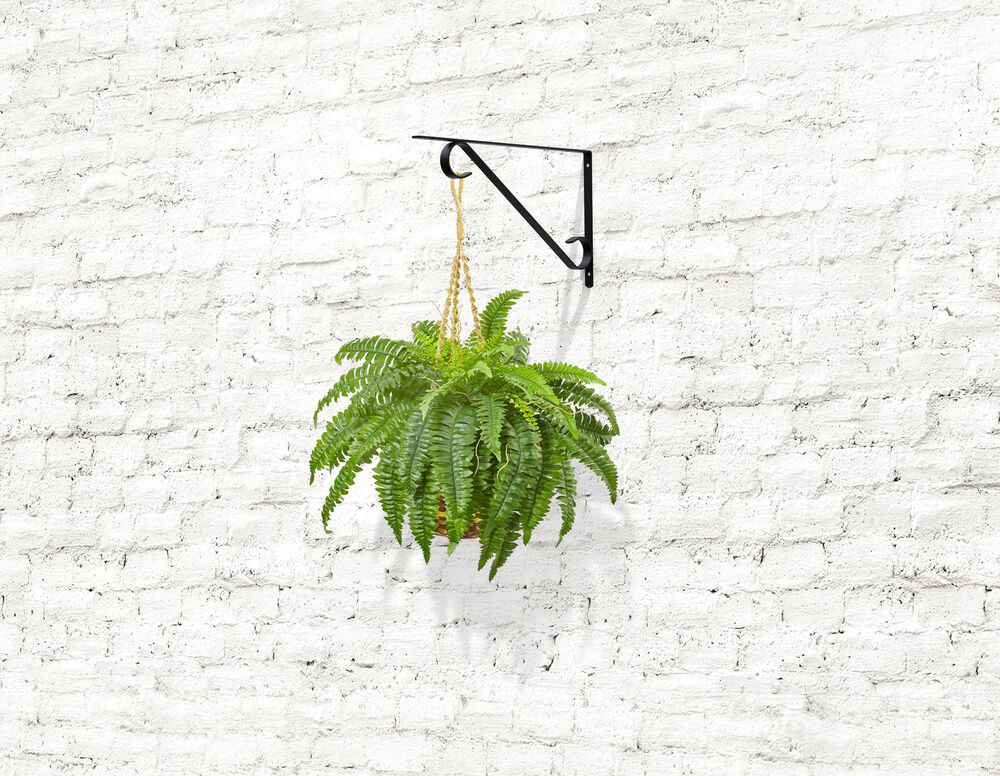 Suporte Prateleira 20cm Mao Francesa Col Preto Prat-k