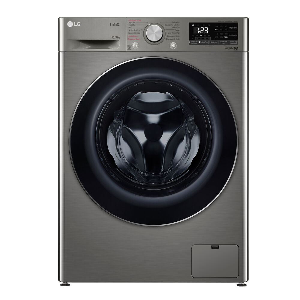 Lava e Seca 12kg Cv5012pc4 Inox Lg