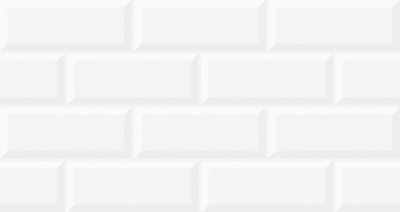 Revestimento Parede Brique Decore Branco Bold Brilhante 32x60 Ilhabella