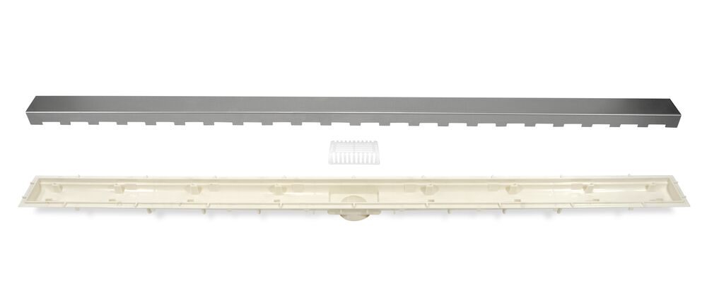 Ralo Linear 90,3x4,7x4,9cm Branco Multicerto