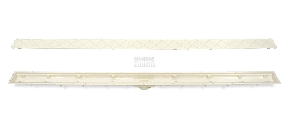 Ralo Linear Oculto 90,3x4,5x3,9cm 2623 Branco Multicerto