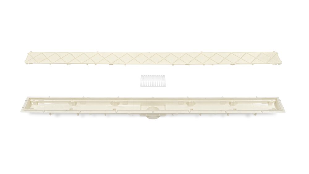 Ralo Linear Oculto 70,3x4,5x3,9cm 2621 Branco Multicerto