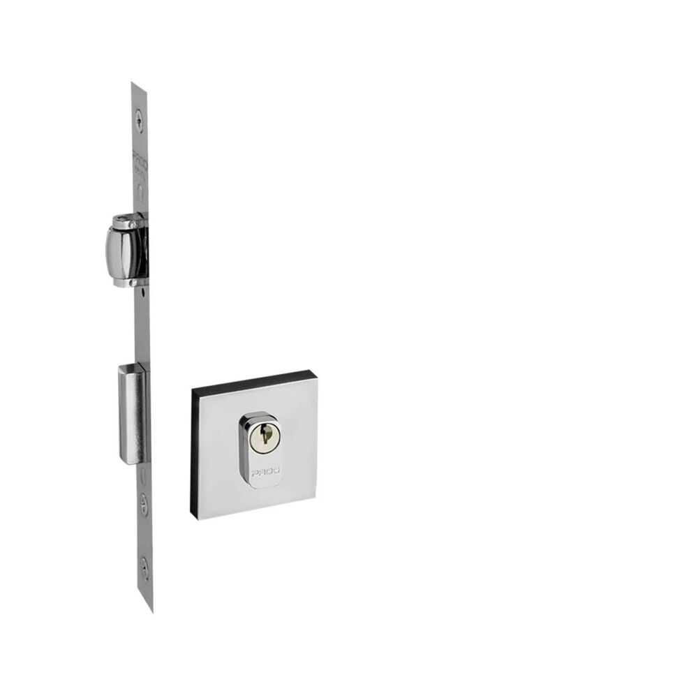 Fechadura Trinco Rolete 55mm Rq2 464-55re Cromado Externa Pado