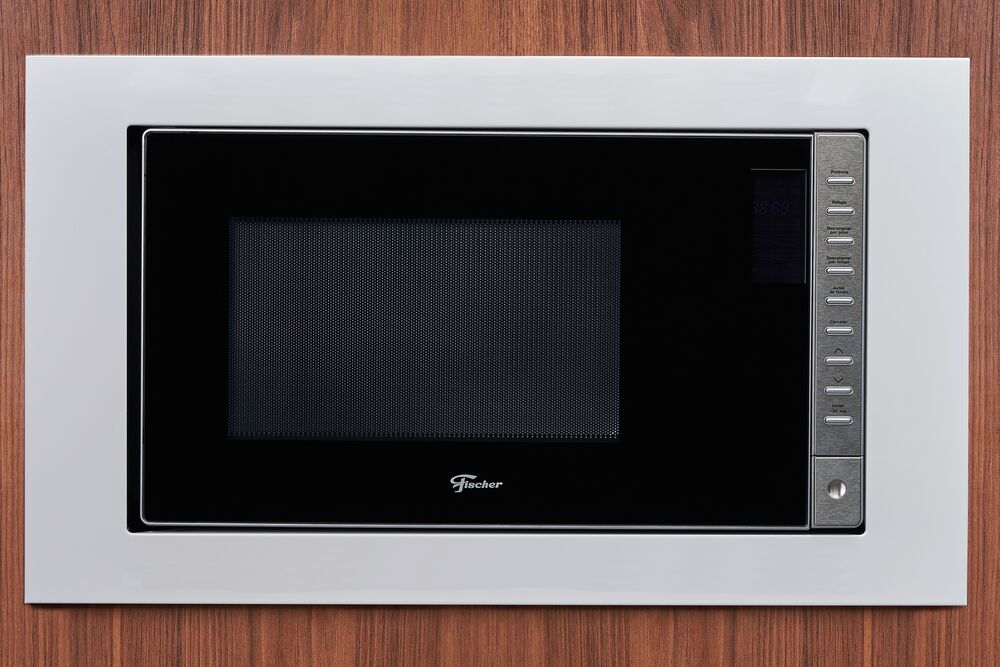 Microondas Embutir 25l Fit Line Branco 220v Fischer