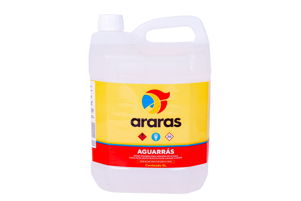 Solvente Garrafa Pet Incolor 5L Araras Química