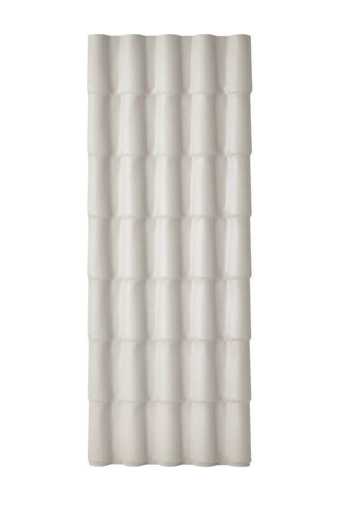 Telha PVC 0,86x2,30mx2mm Colonial Concreto Tubozan