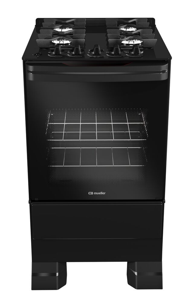 Fogão Piso 4bc Mfv4bf Preto Bivolt Mueller