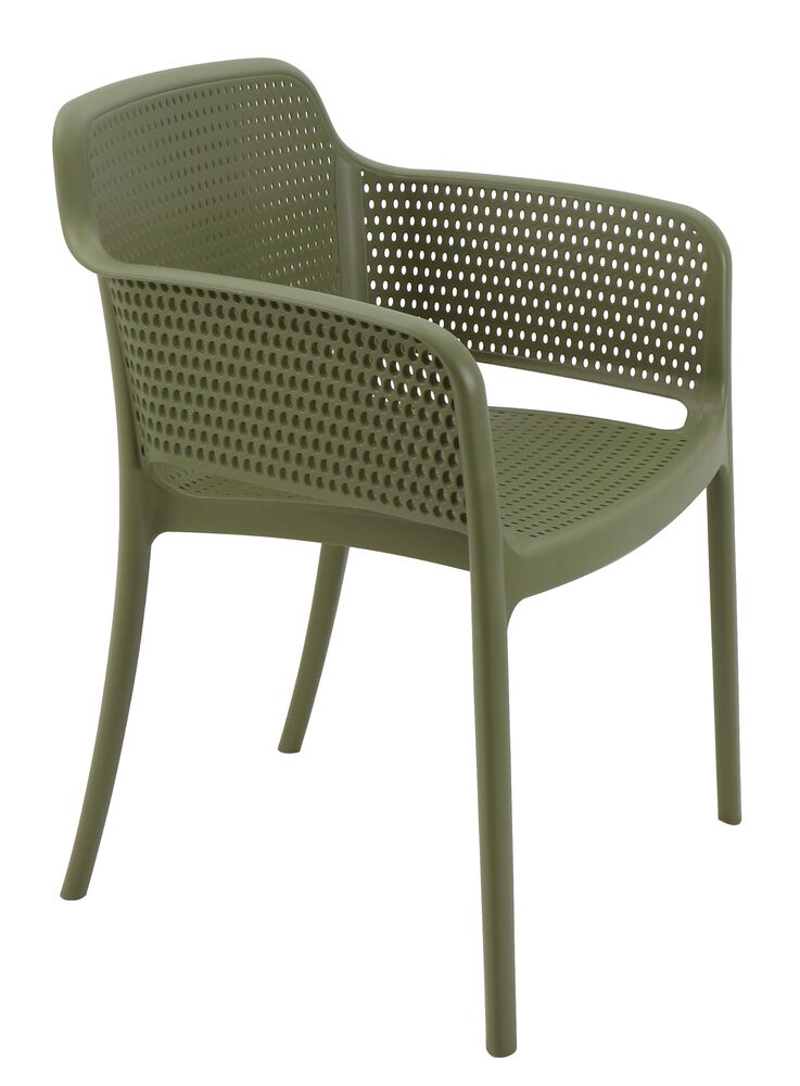 Poltrona Plástico Gabriela Verde Oliva Tramontina