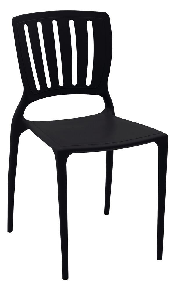 Cadeira Plastico Manu Preto Tramontina