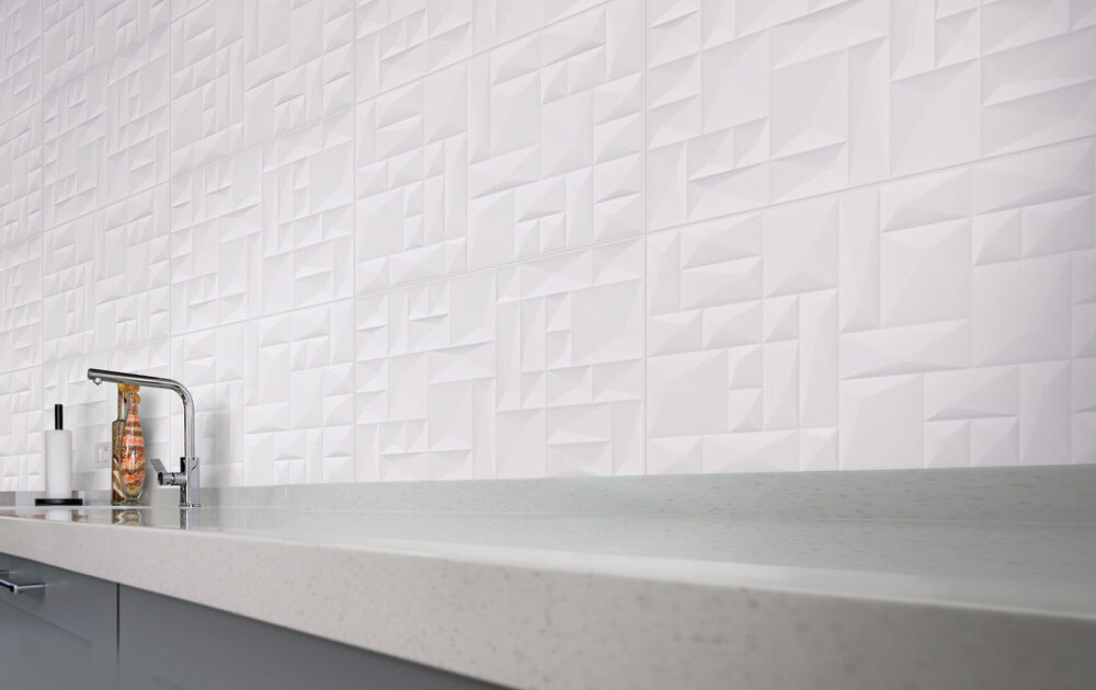 Piso Cerâmico R40651 Branco Retificado Acetinado 40x75 Ilhabella