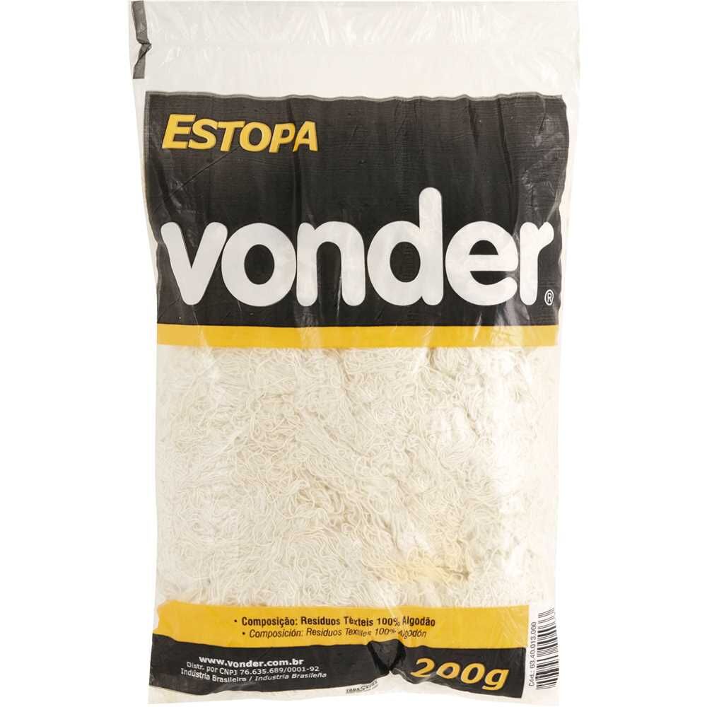 Estopa Limpeza Branca 200g Vonder
