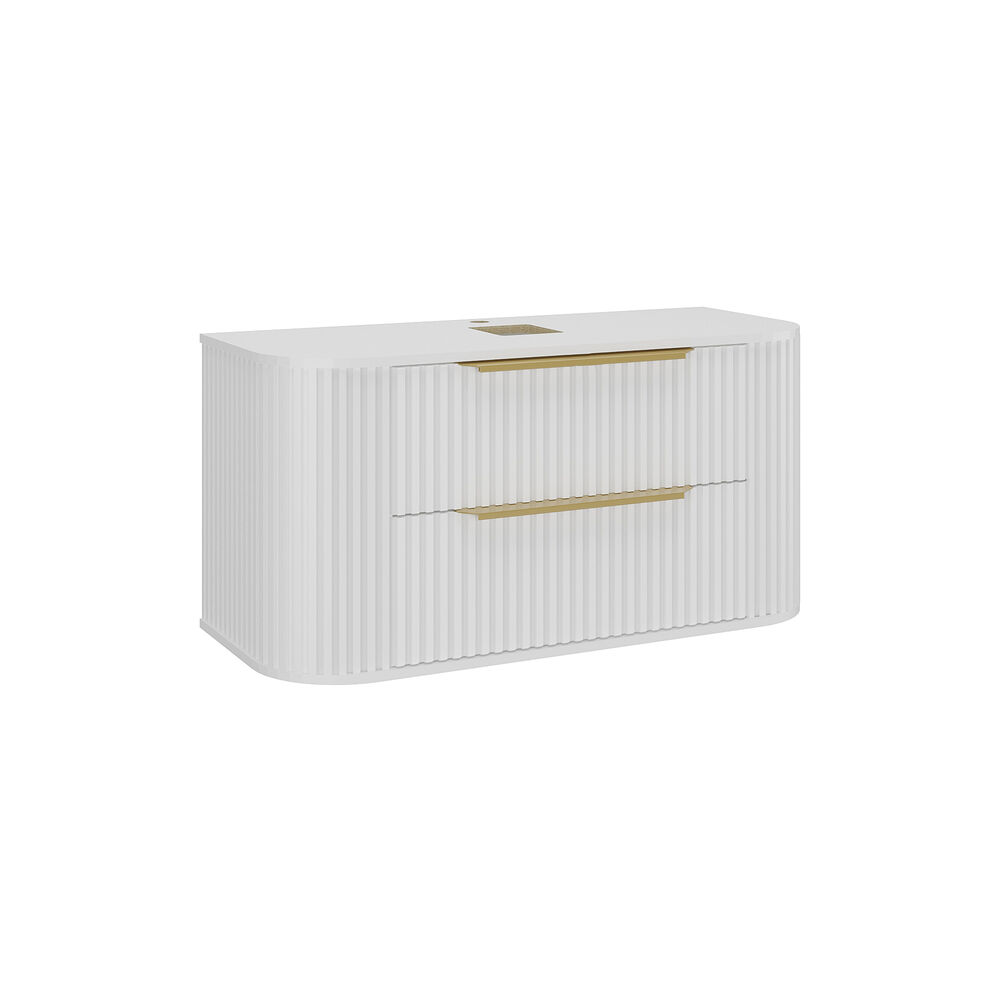 Gabinete para Banheiro Suspenso MDF/MDP Alice Branco 1m C-linea