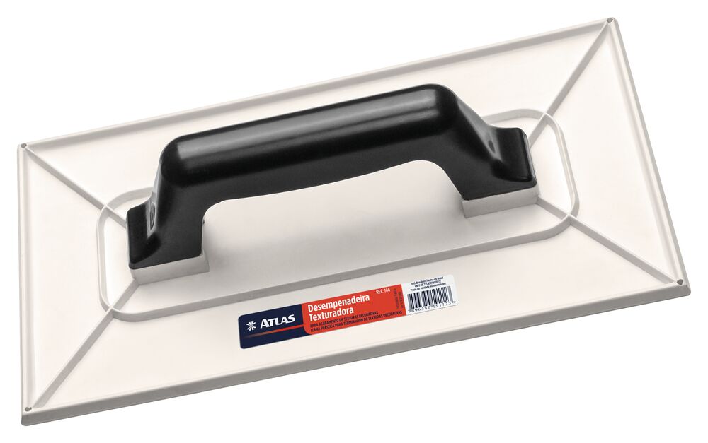 Desempenadeira Plástica 30x17cm 166 Cinza Atlas