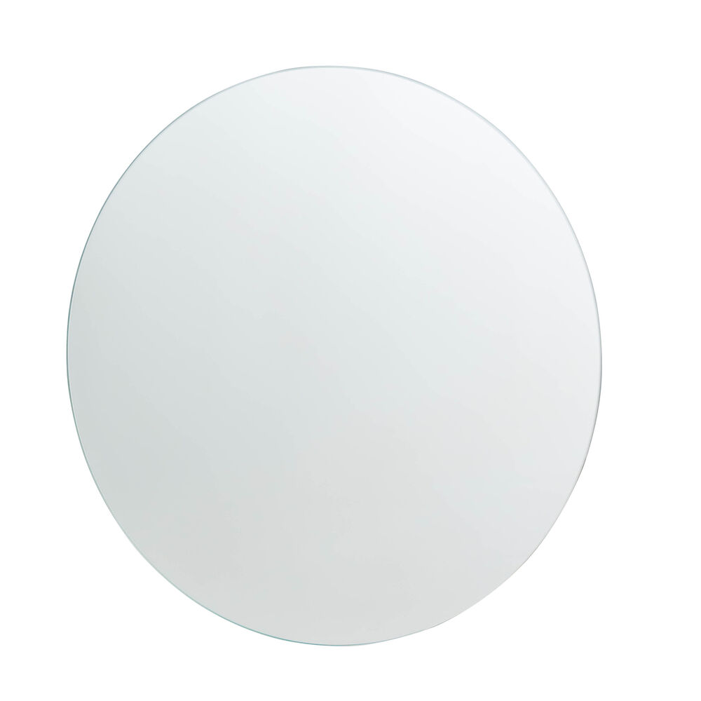 Espelho Redondo Prata 42cm Cris Metal