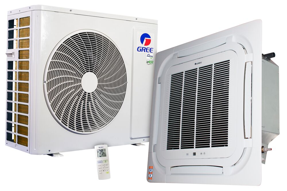 Ar Condicionado Inverter Cassete 56000 Btus Guld56t1/a Branco Frio Gree