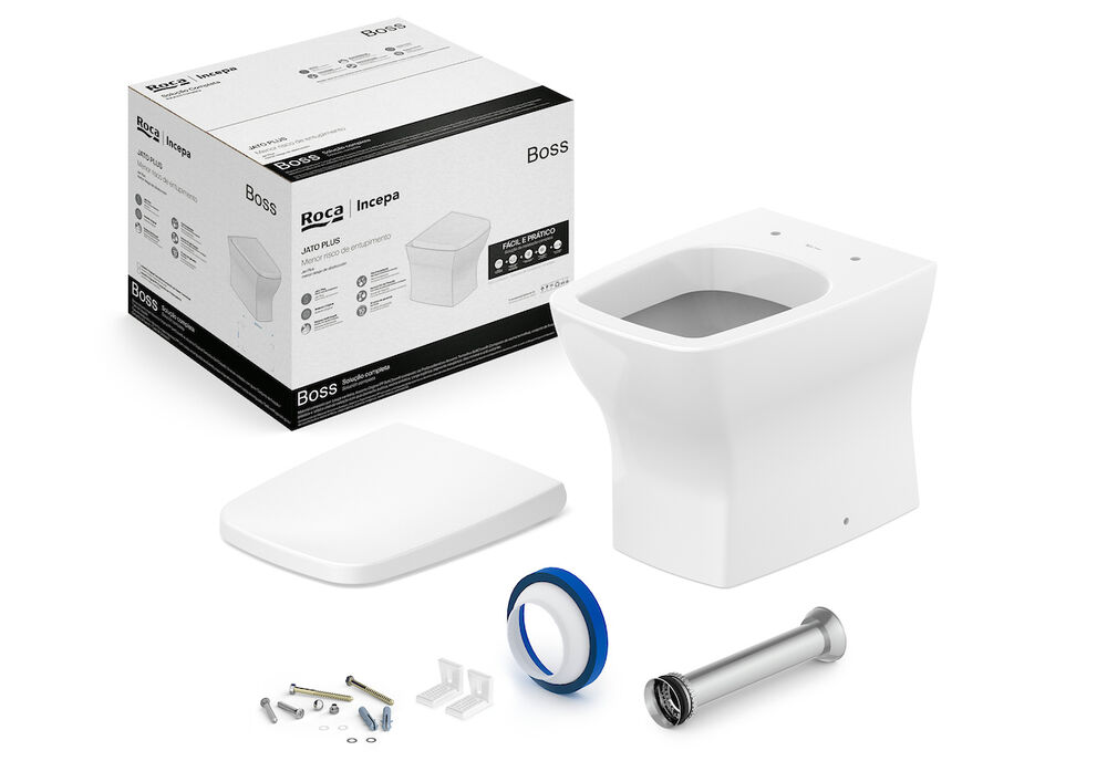 Kit Vaso Sanitário convencional Boss Branco