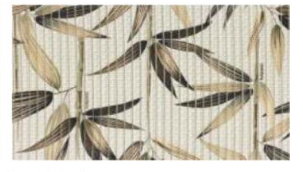 Tapete Pvc 43x65cm Bambu Jardim Bege Kapazi