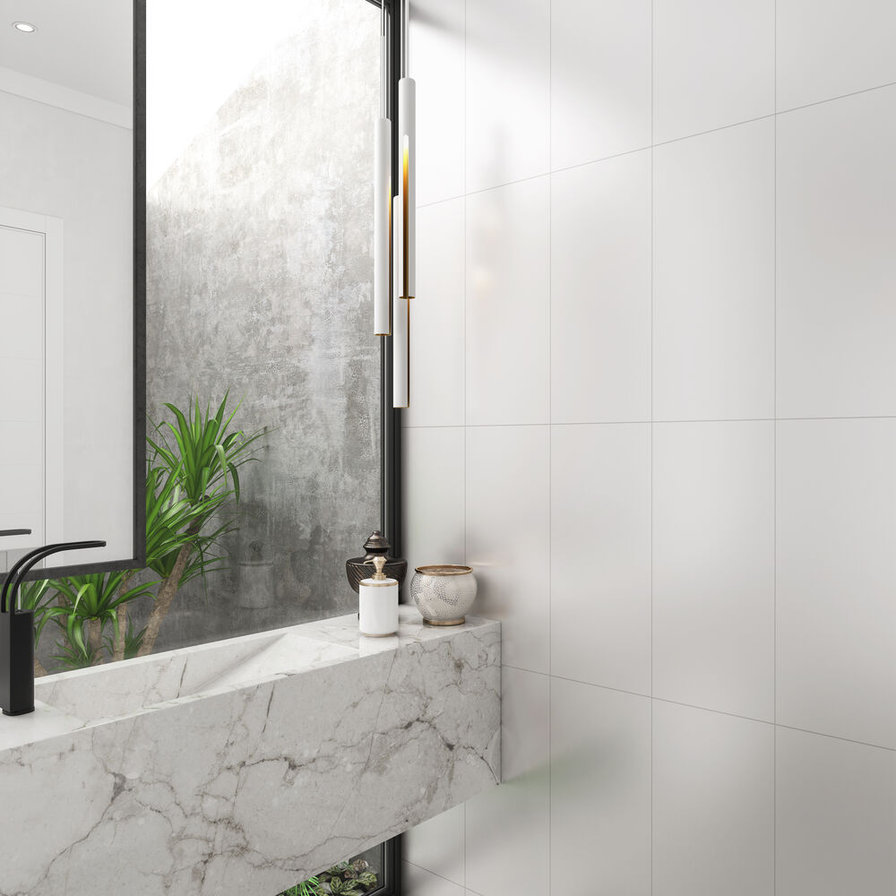 Revestimento Parede Elegance Branco Retificado Acetinado 31x60 Ilhabella