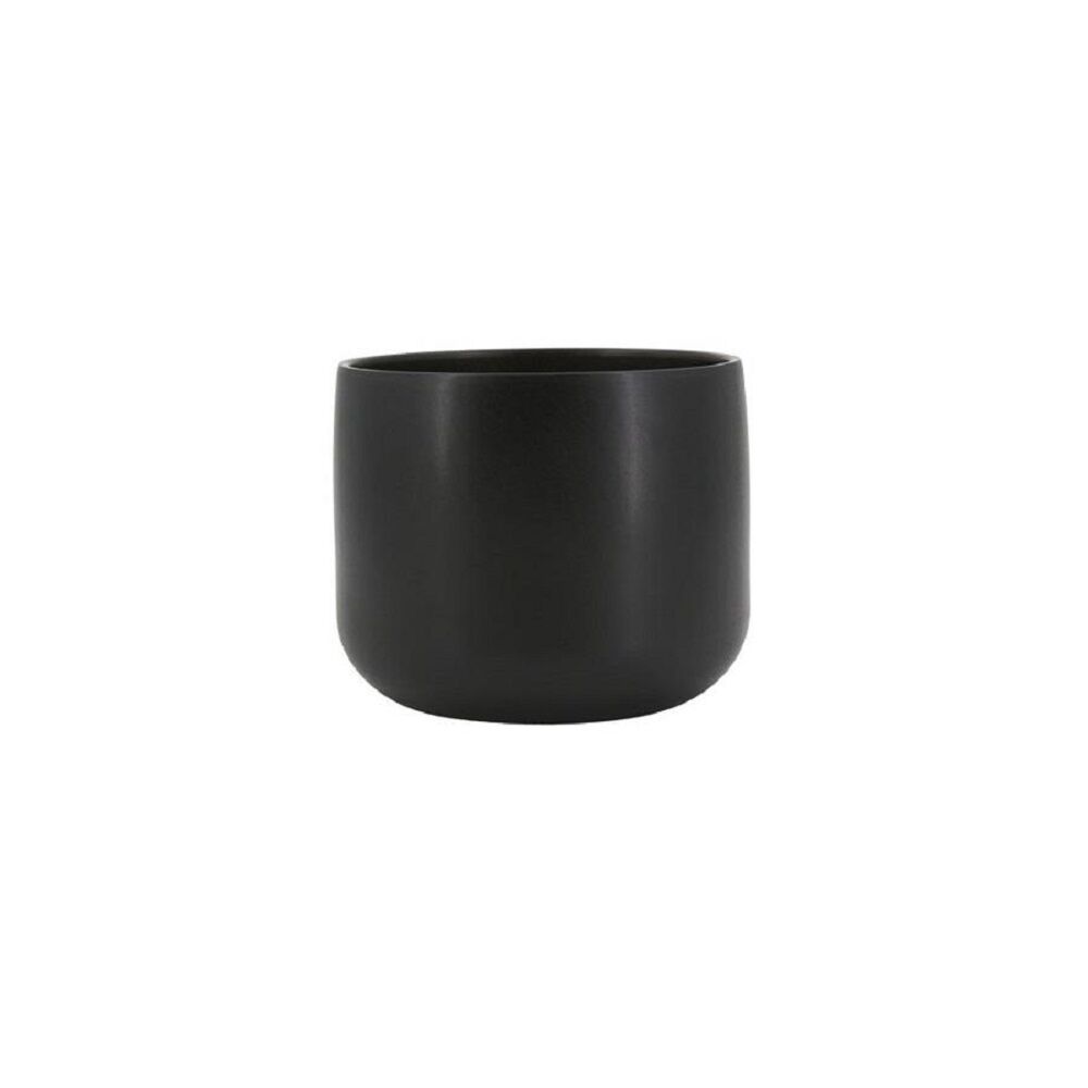 Vaso Bretagne Cachepo Preto Fosco 19x19x15cm TS Brasil