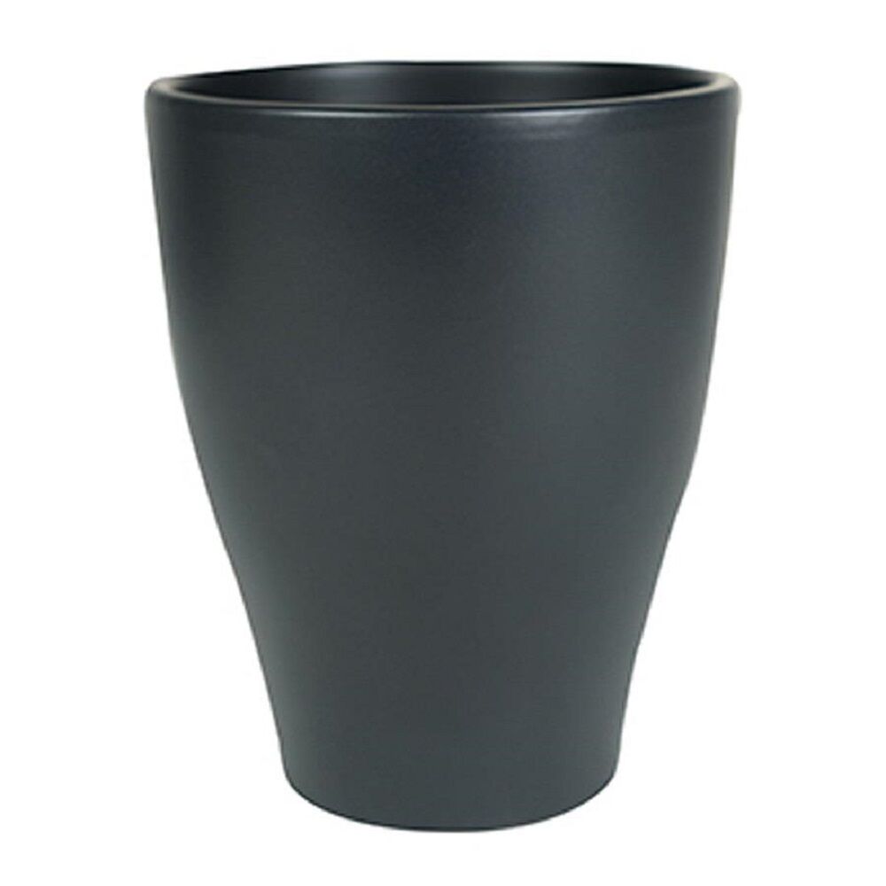 Vaso a Sven Cachepo Preto Fosco 14x14x17cm Ts Brasil