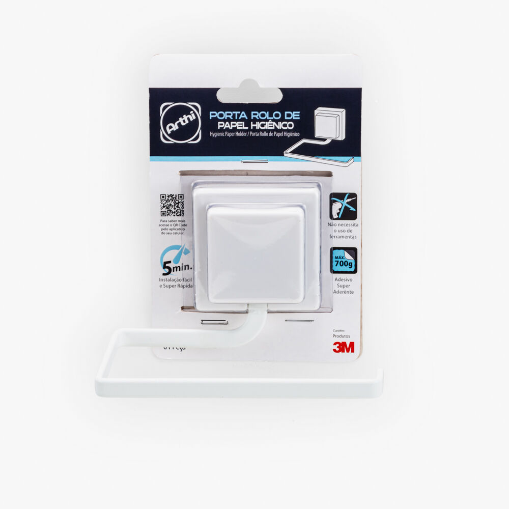 Suporte para Higiênico Piatina 3m Branco Arthi