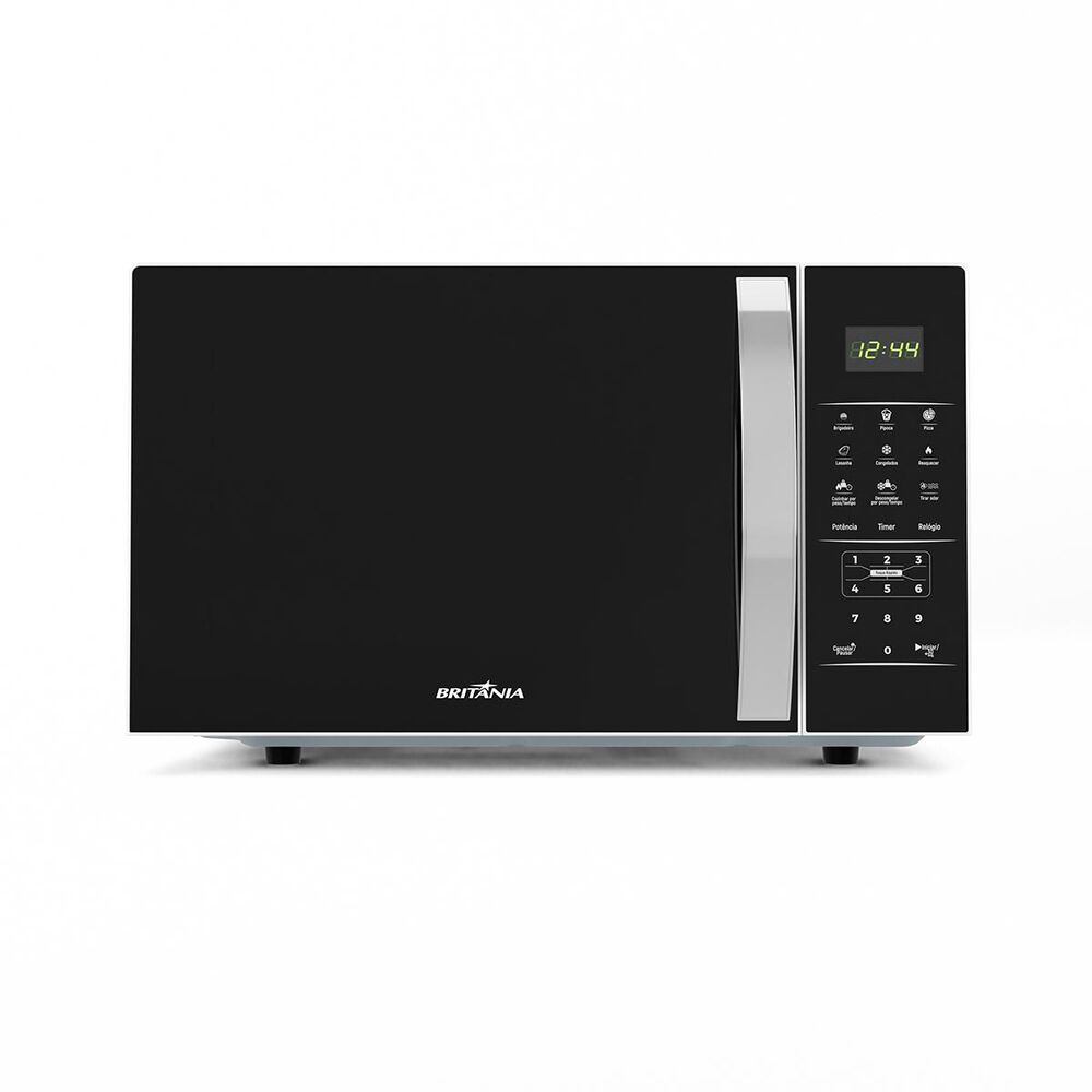 Microondas 25l Bmo28 Preto Branco Britânia