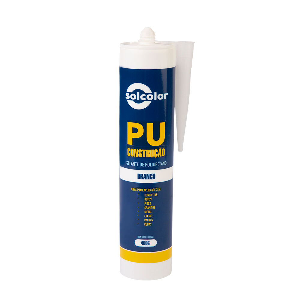 Selante PU 400GR Bisnaga Branco Solcolor