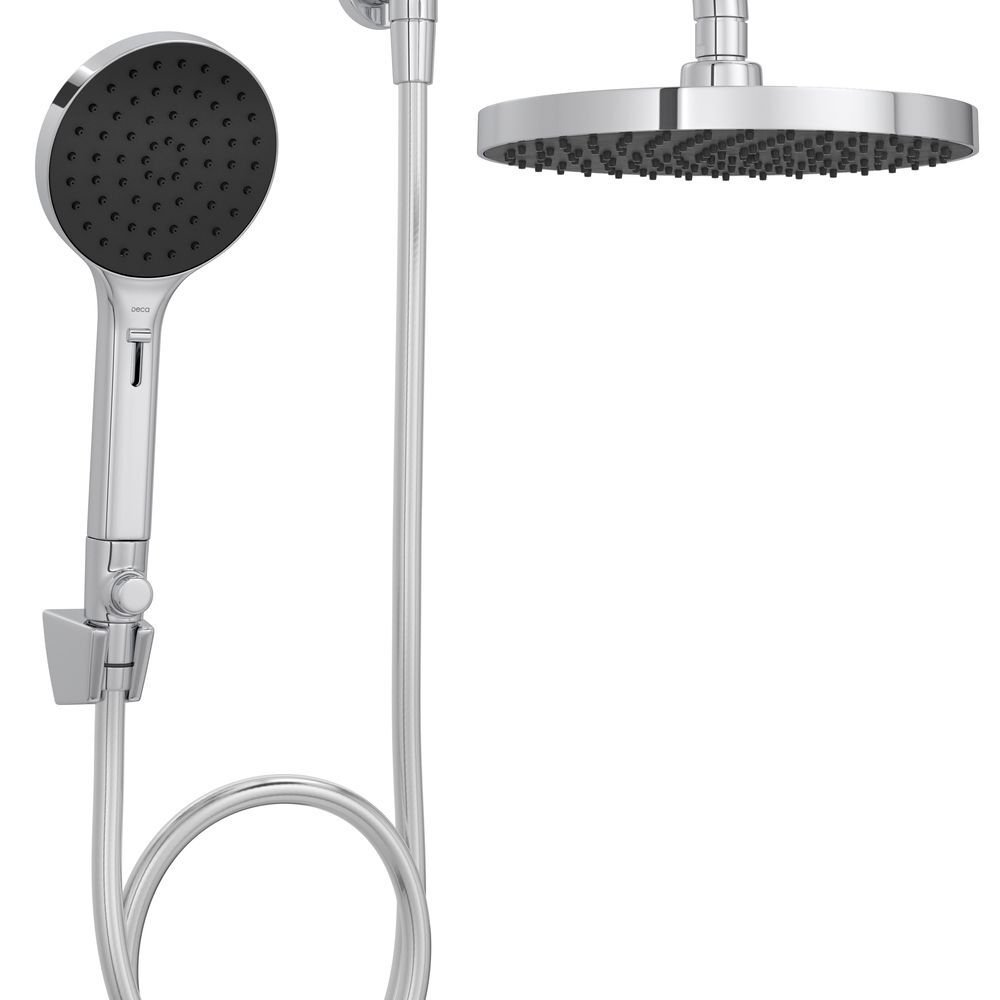 Chuveiro Com Desviador Redondo De Parede Flex Max Cromado Deca