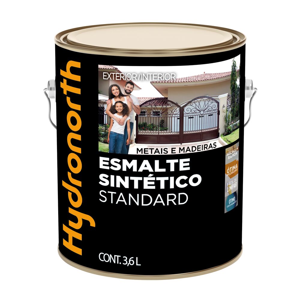 Tinta Esmalte 3,6l Branco Neve Acetinado Hydronorth