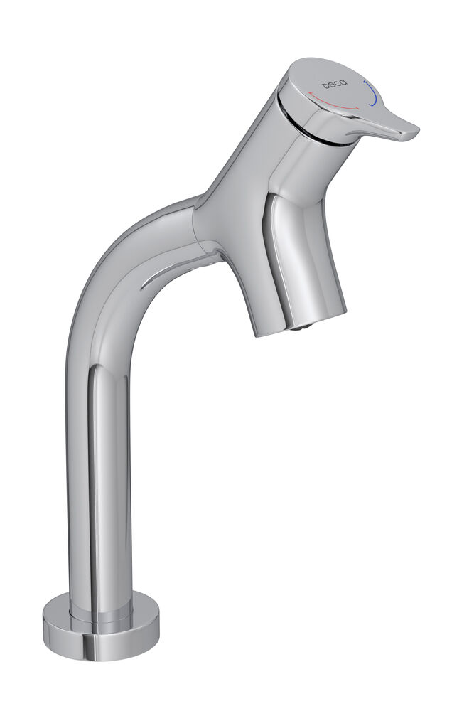 Torneira Misturador Monocomando para Banheiro de Mesa Bica Alta Móvel Gama Cromado Deca