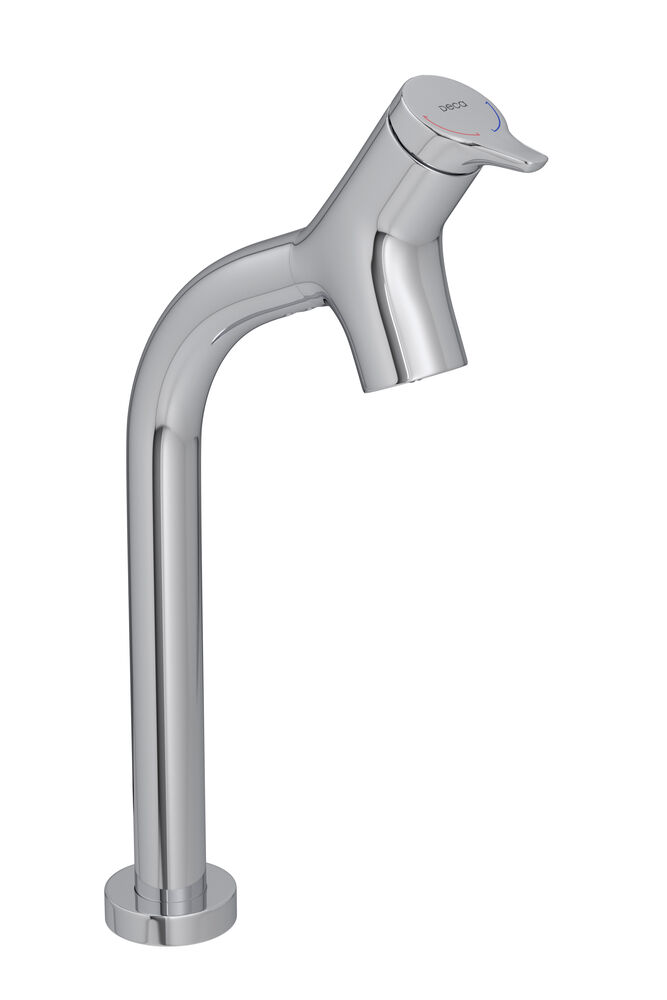 Torneira Misturador Monocomando para Banheiro de Mesa Bica Alta Movel Gama Cromado Deca