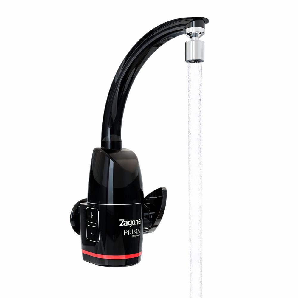 Torneira para Cozinha de Parede/mesa Prima Black Touch Preto Zagonel