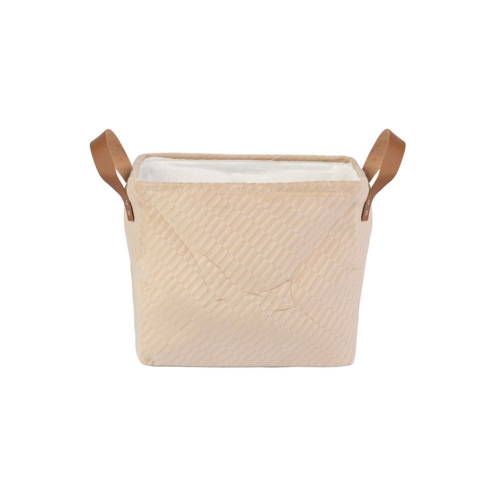 Cesto Organizador Lumpur Creme 30x20x25cm Diagonal