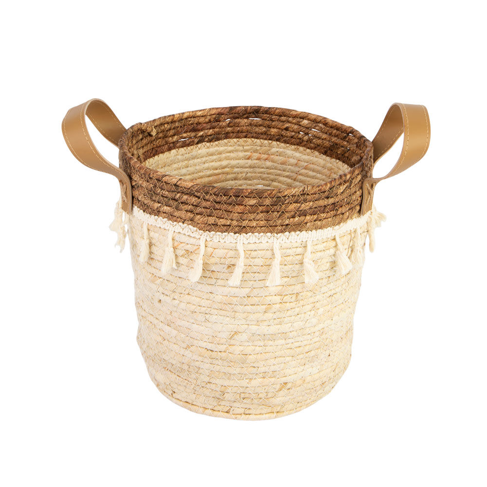 Cesto Organizador 25cm x 25cm x 24cm Genova Marrom Diagonal