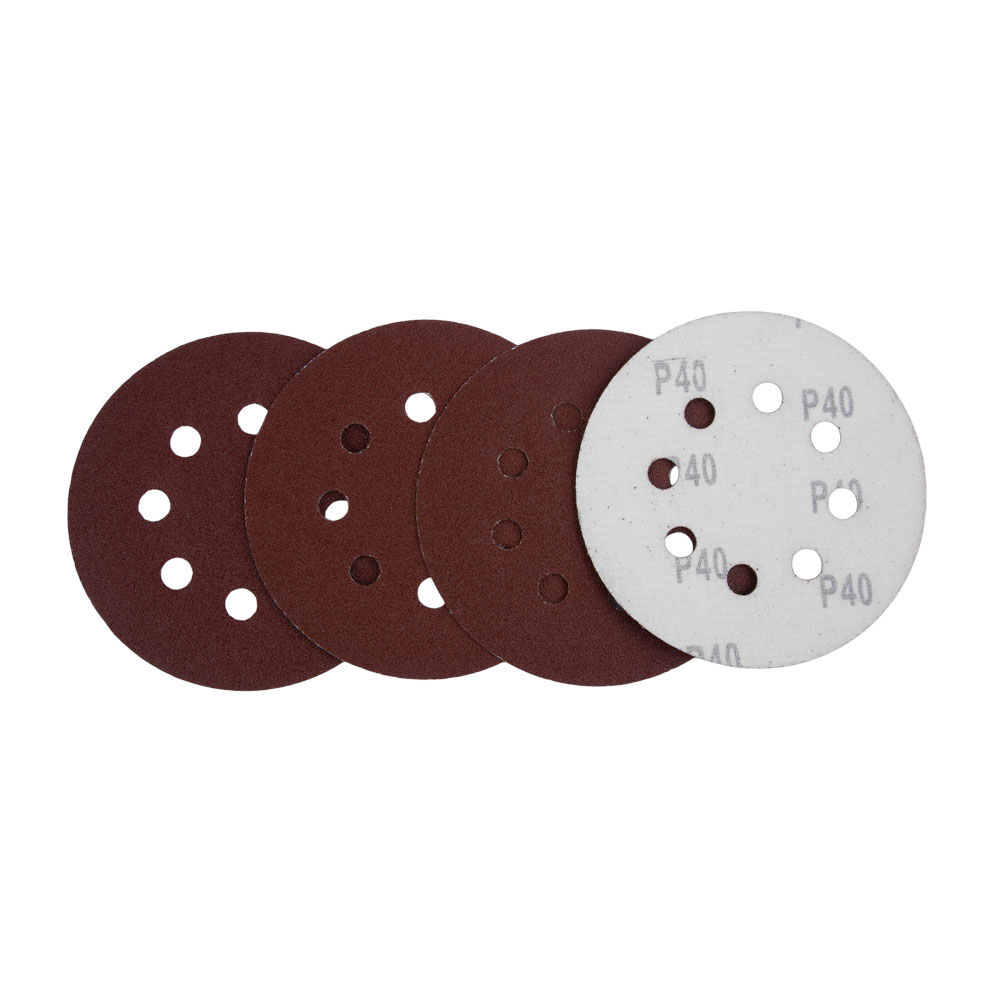 Disco Velcro 125mm Com 5 Unidades Furo G40 Brico Forte