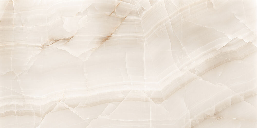 Porcelanato Onice Creme Retificado Polido 62x121cm Damme